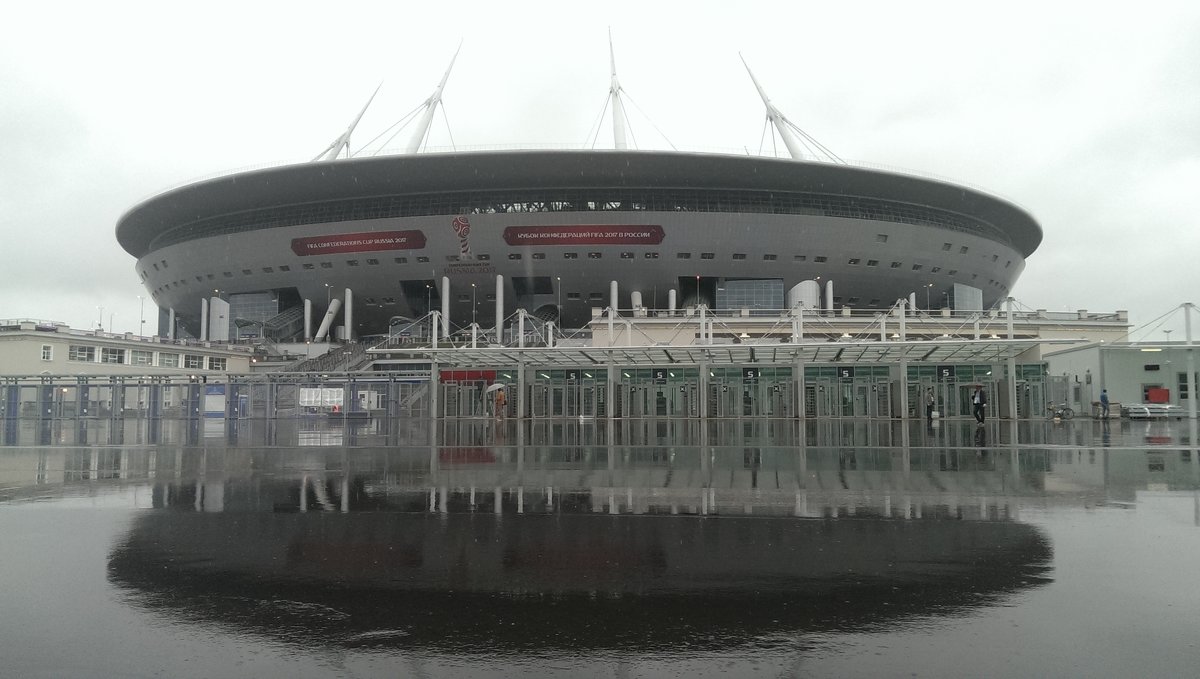 Стадион "Зенит-Арена" перед началом кубка Конфедераций - Андрей Кротов