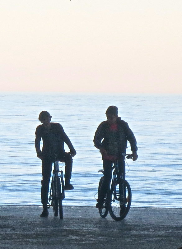 велосипедисты у моря - Елена 