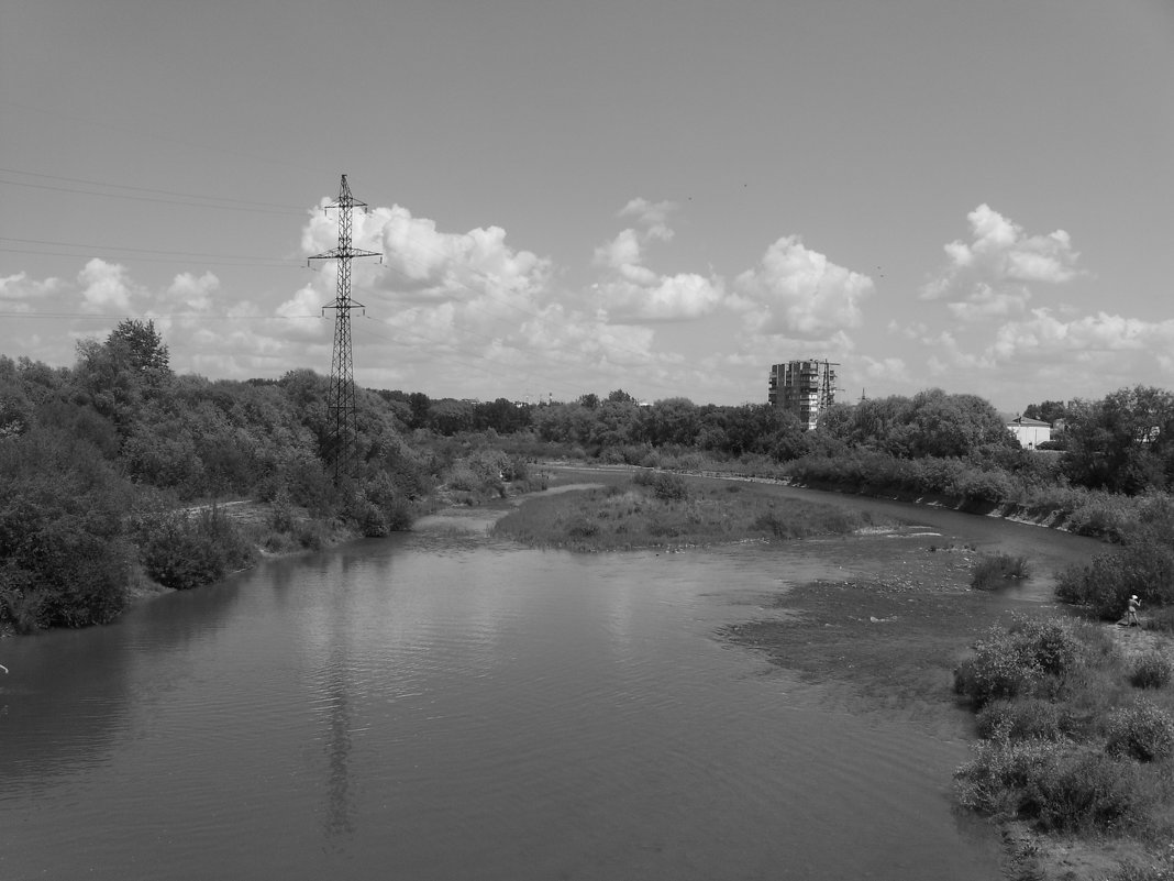 Река   Быстрица   Солотвинская   в   Ивано - Франковске - Андрей  Васильевич Коляскин