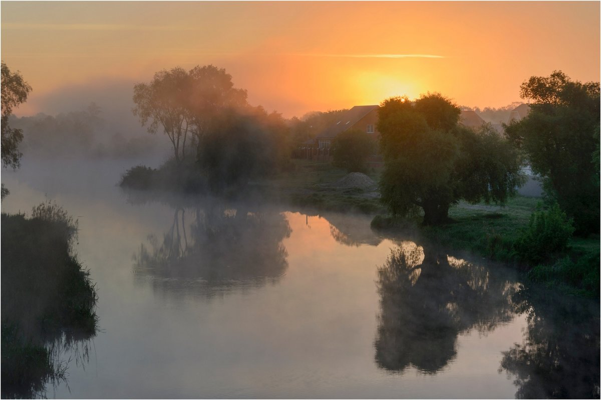 Река Нежеголь в утреннем тумане - Александр 