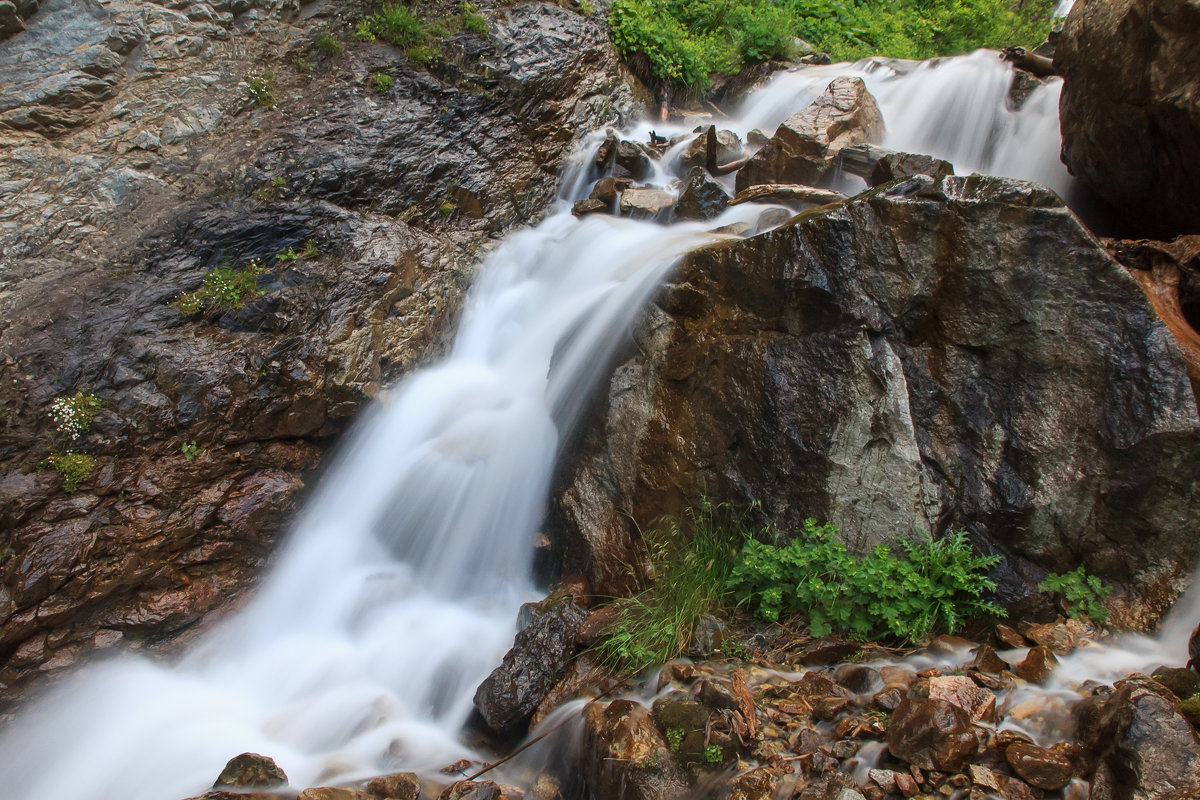 Шагацикомдон, небольшой водопад в Цее - Наталья Федорова