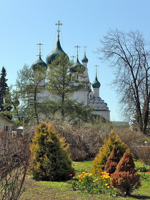 Весна в Ярославле, в губернаторском саду - Николай Белавин