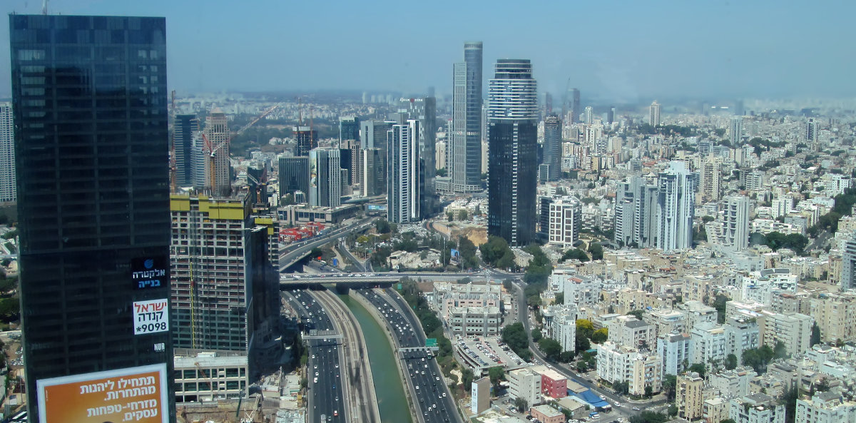 Тель Авив с 49-го этажа башни Азриэли. - Надя Кушнир