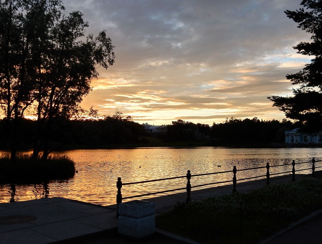 Закат на Большом озере - Елена Гуляева (mashagulena)