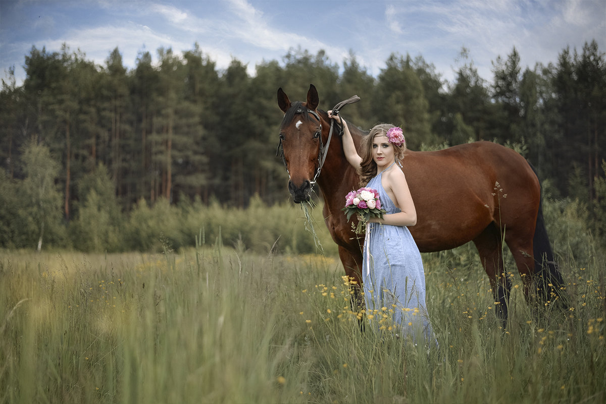 Фотопрогулка с лошадью. Фотограф Таня Турмалин. - Таня Турмалин