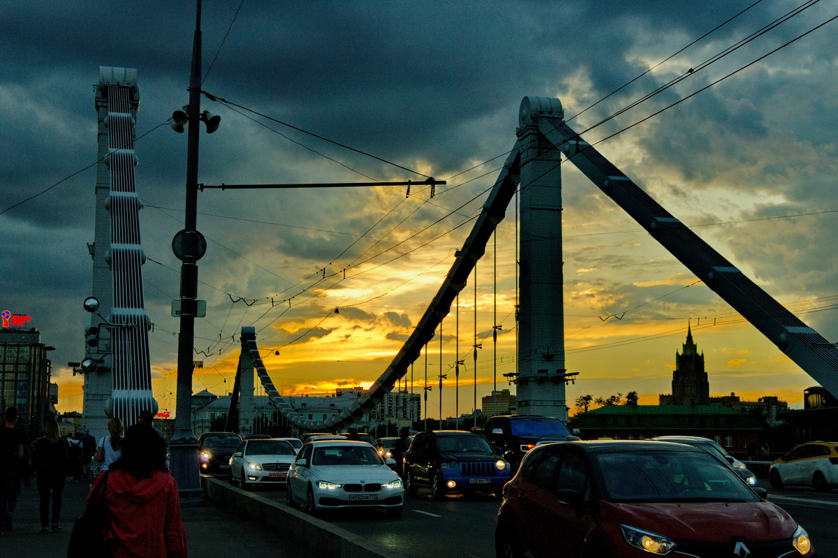 Закат на Крымском мосту. - Саша Бабаев