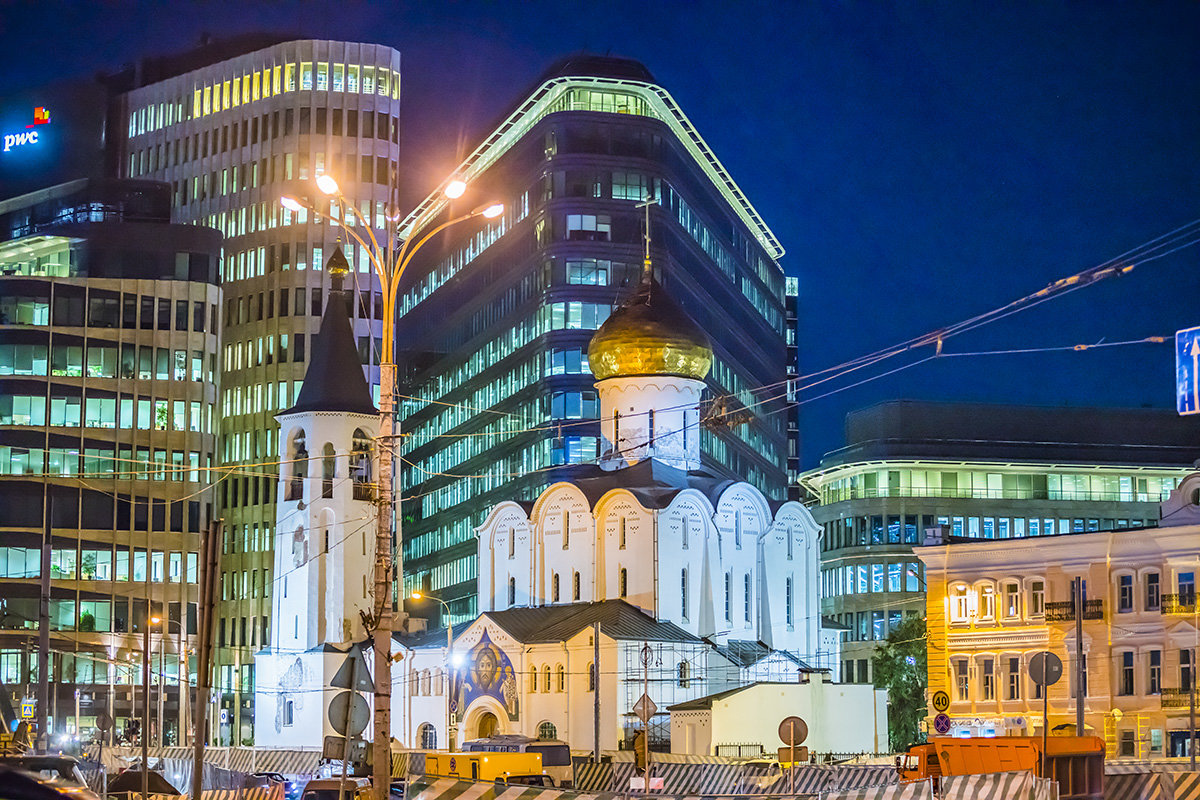 Москва, площадь Белорусского вокзала, старообрядческий храм - Игорь Герман