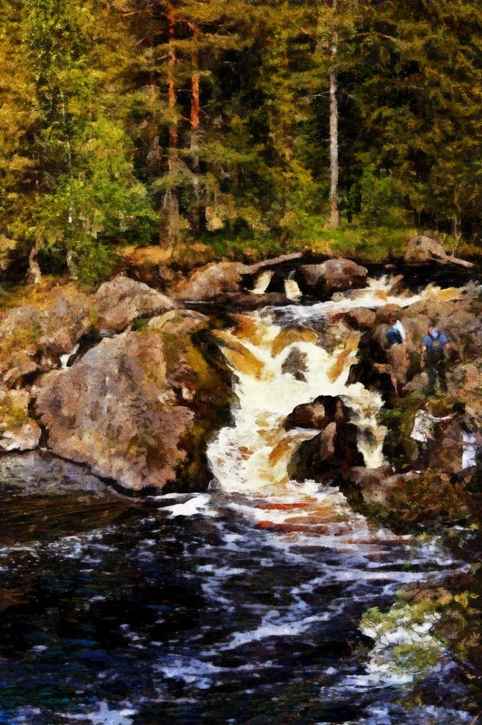Рускеальские водопады - Анжела Пасечник