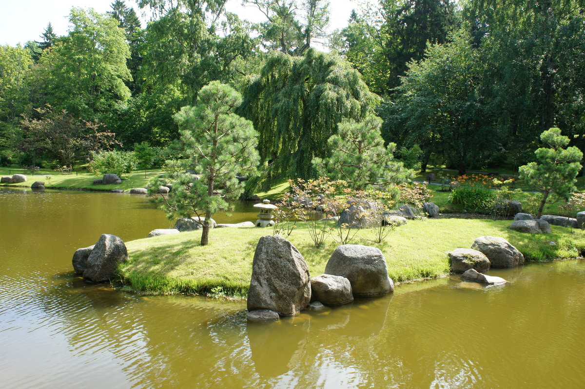 Японский сад в парке Кадриорга - Елена Павлова (Смолова)