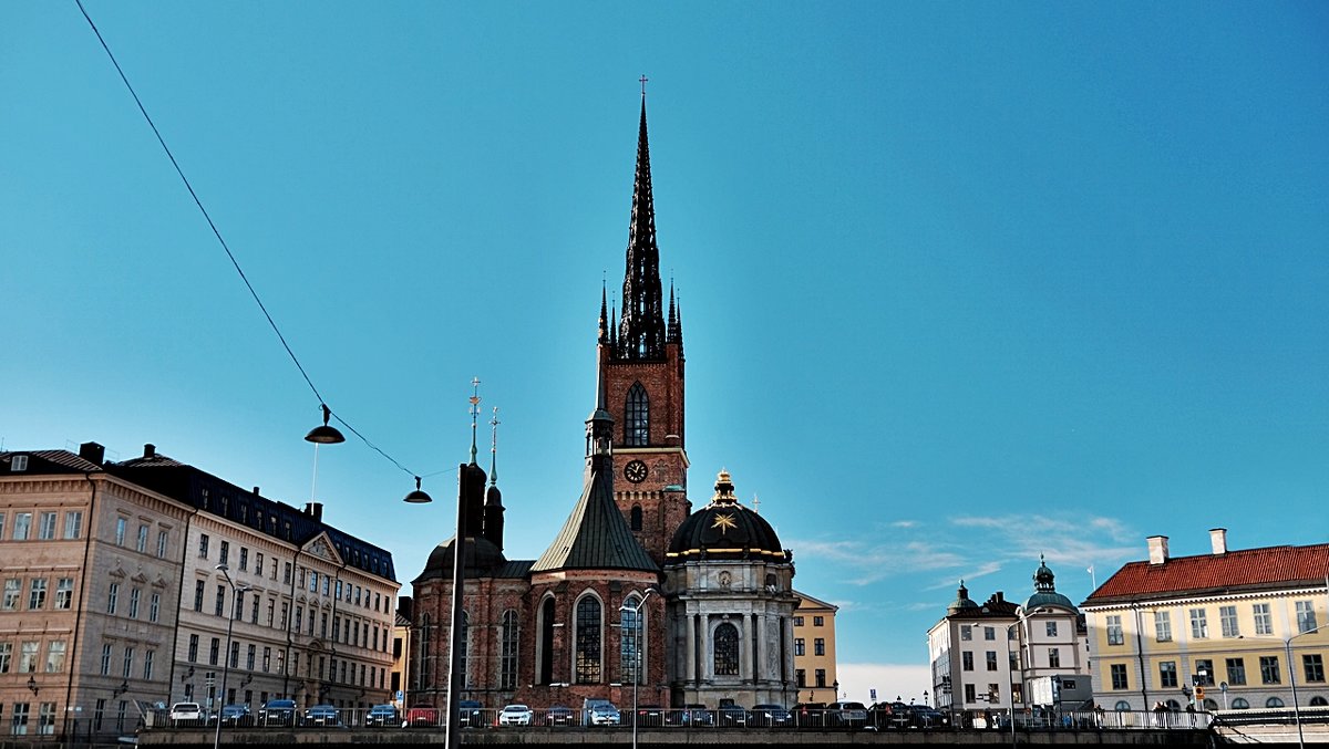 Стокгольм Церковь Риддархольмена Riddarholmskyrkan - wea *