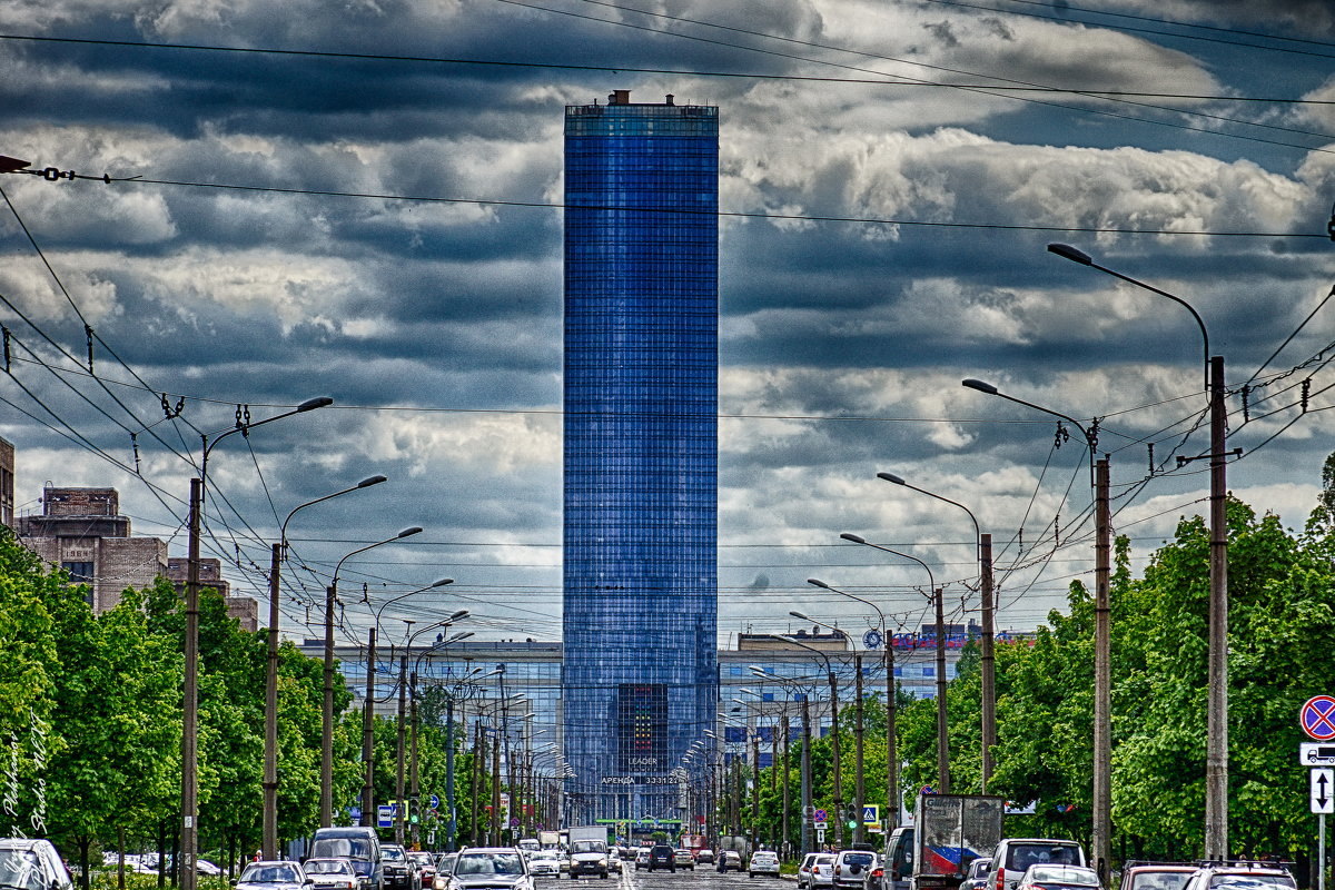 Питер башня Ленэнерго на площади П-Конституции - Юрий Плеханов
