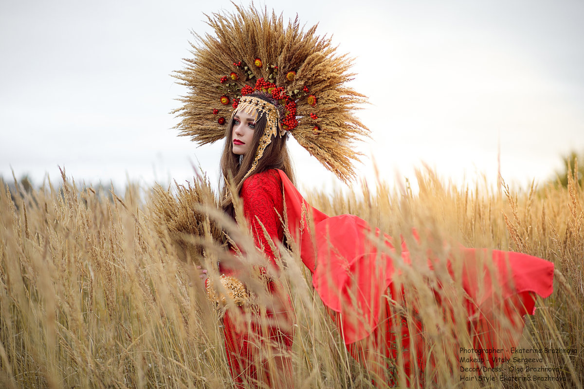 Photosession. Осеняя царица золотых полей. - Екатерина Бражнова