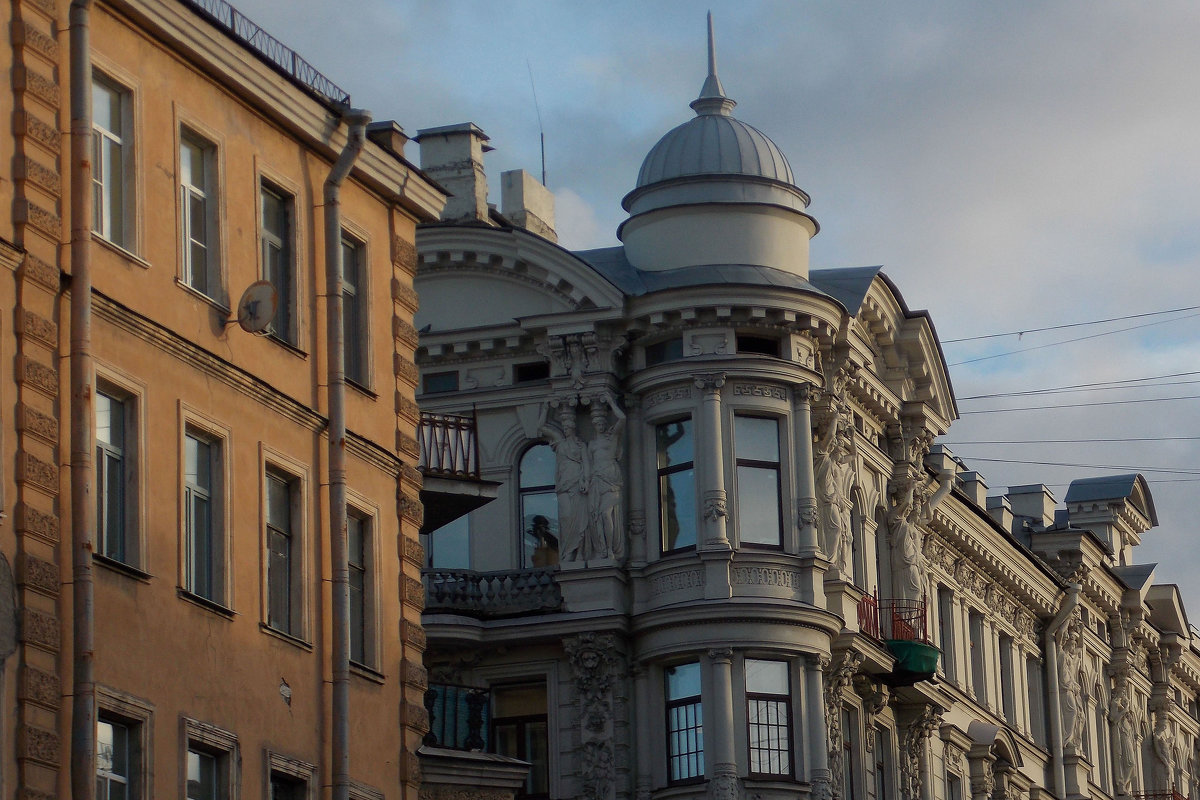 Дома  в центре Санкт-Петербурга - Фотогруппа Весна