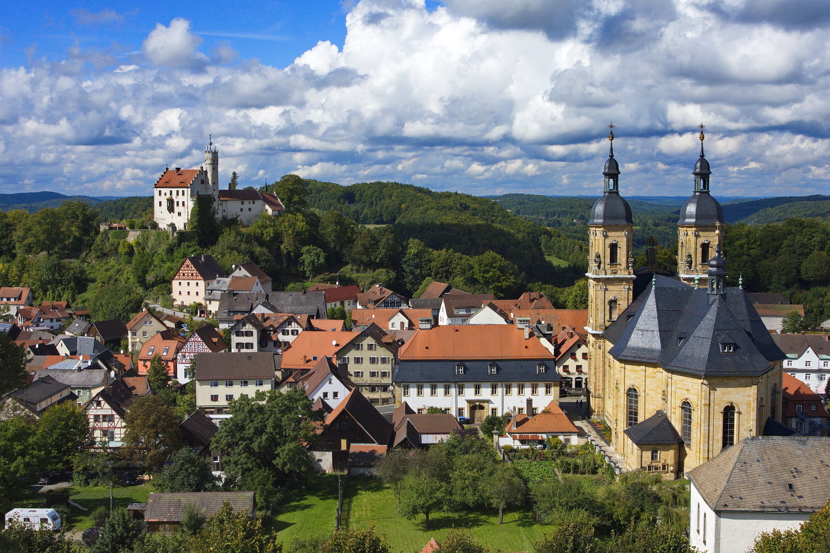 Вид на городок Gössweinstein (Fränkische Schweiz) - Walter Dyck