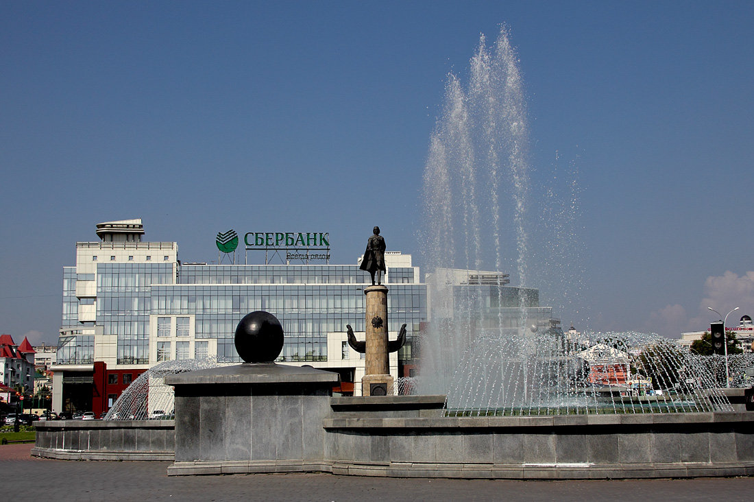Фонтан на площади Петра Великого. Липецк - MILAV V