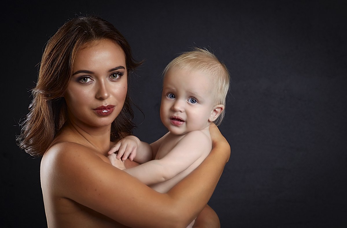 Портрет с младенцем - Ольга Князева