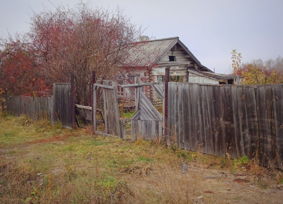 Старый дом...Деревня...Осень... - Елена Ярова
