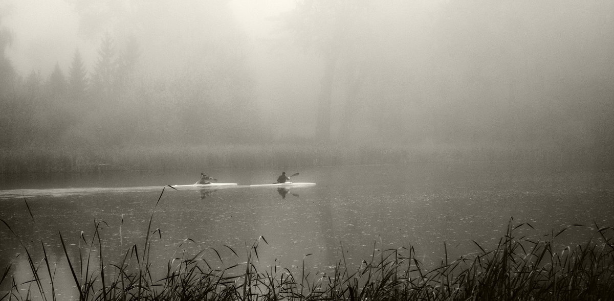 Через тернии к звездам: в густом тумане, по реке, сплошь усыпанной листьями - Валентина Данилова
