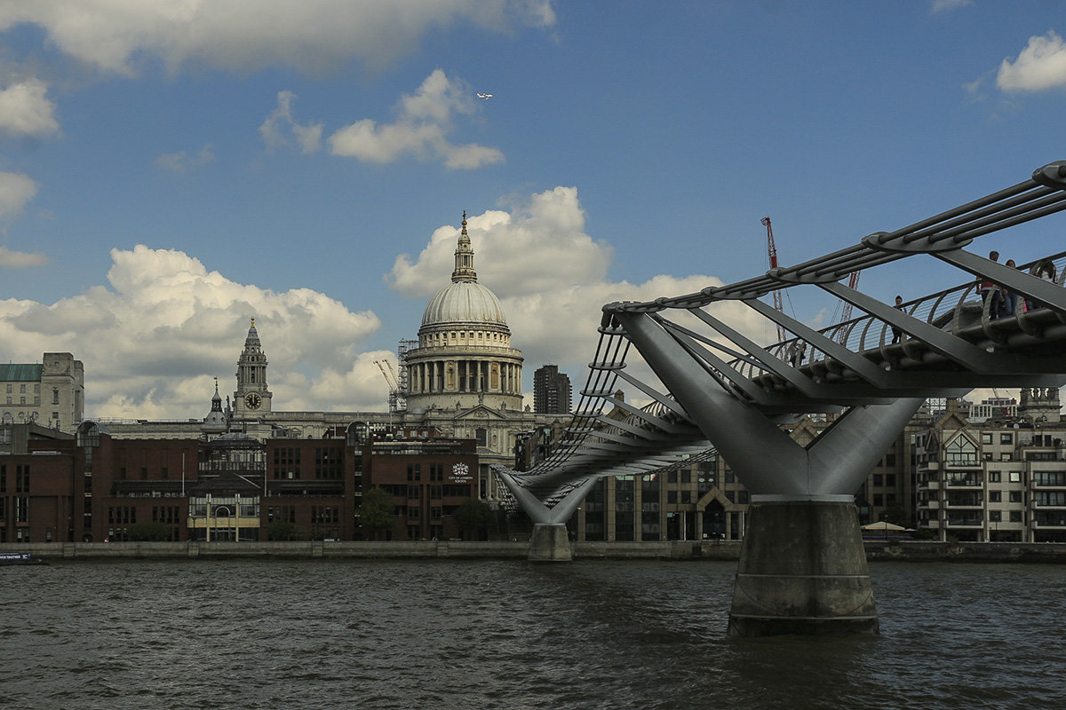 Мост Миллениум и Собор Святого Павла (Лондон) - Игорь Егоров