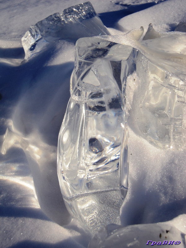 Ледяные узоры Амура - © ГраВИ