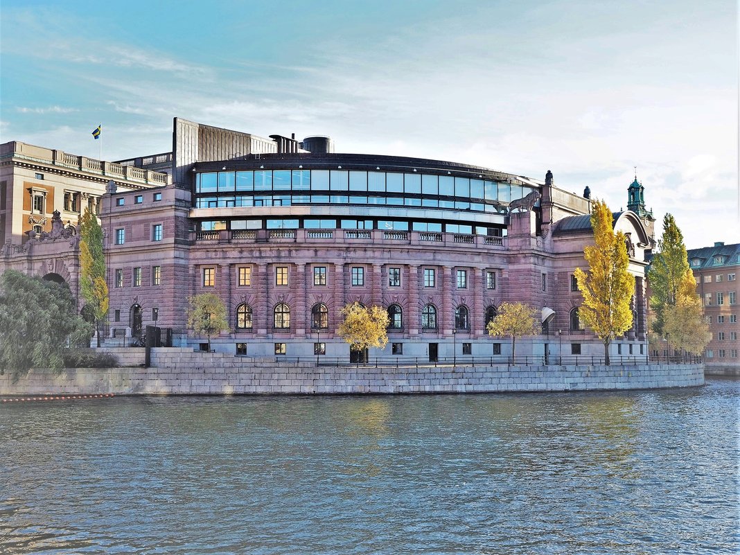 Здание Риксдага Стокгольм - wea *