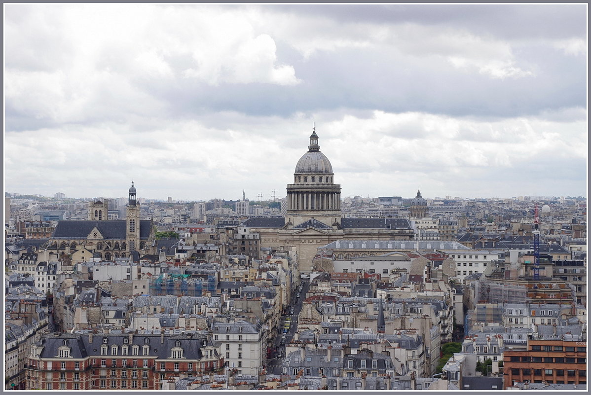 Крыши Парижа.. Вид на Пантеон... - Николай Панов