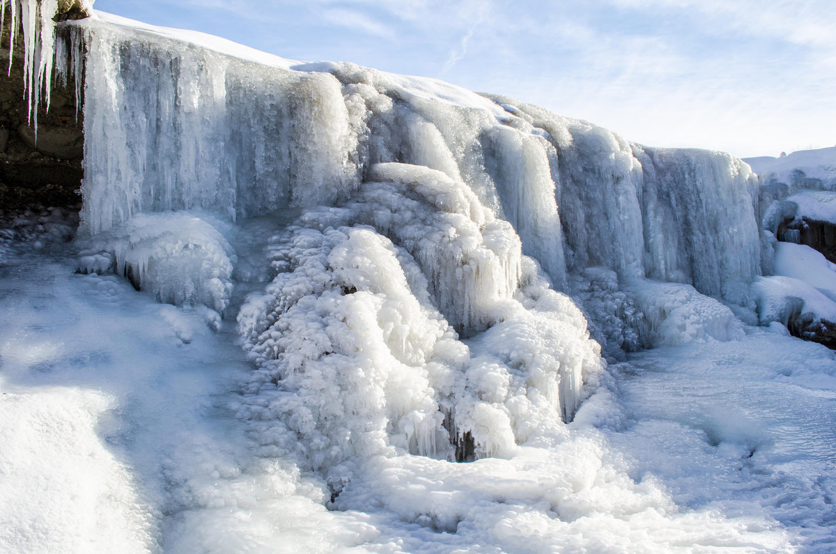 Замёрзший водопад в "Ольховке" - Диана 