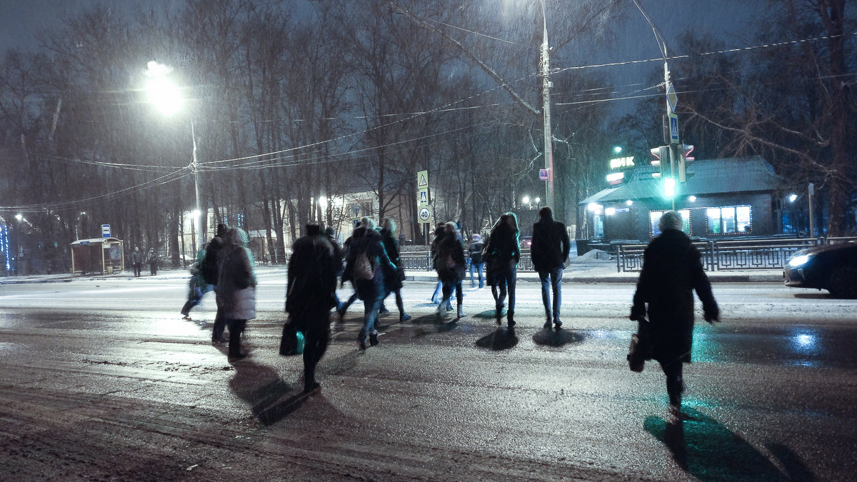 Ночь улица фонарь - Александрр Petrov