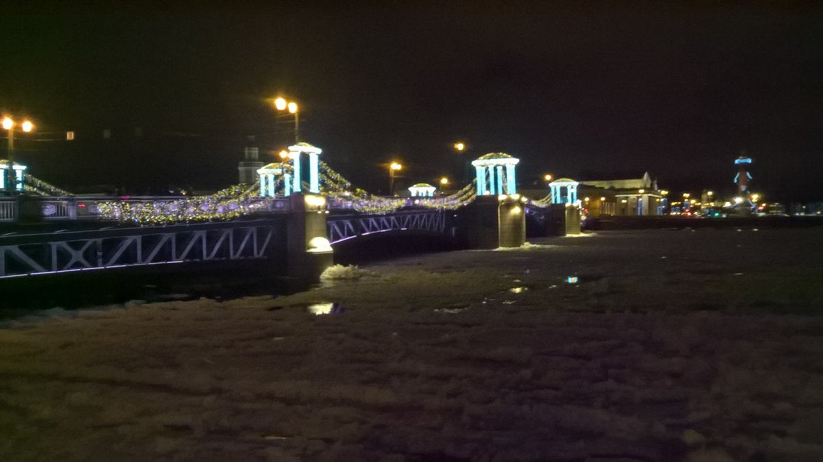 Дворцовый мост вечером - Митя Дмитрий Митя