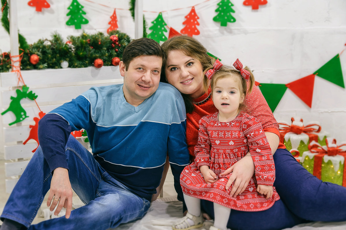Новогодняя семейная фотосессия - Юлия Сапрыкина