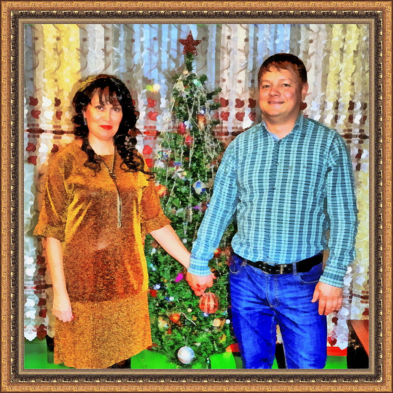 Новогодний портрет - Анатолий Чикчирный