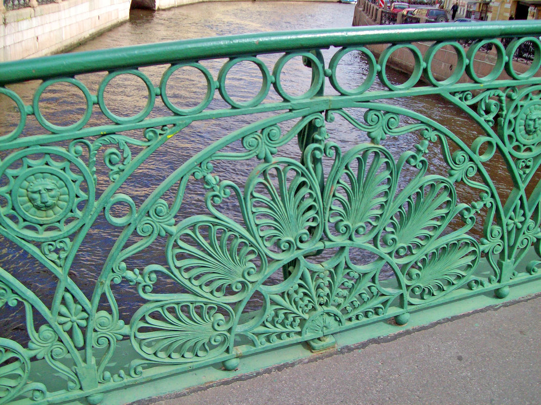 Фрагмент перил Зелёного моста - alemigun 
