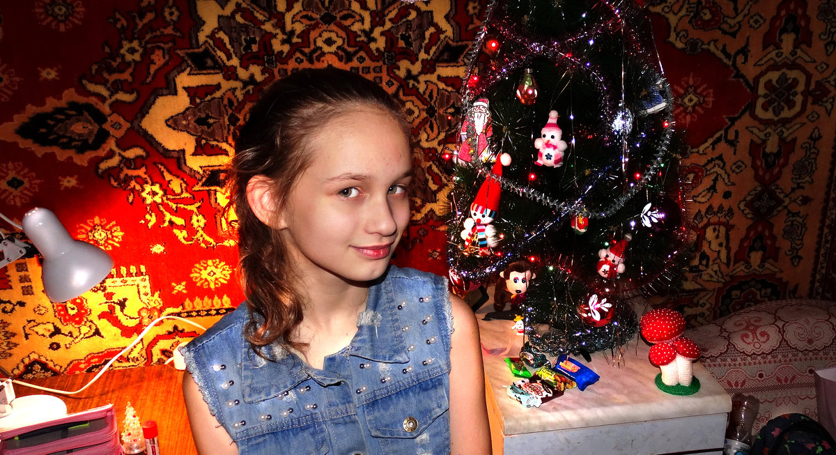 Новогодний портрет дочки - Андрей Каманин