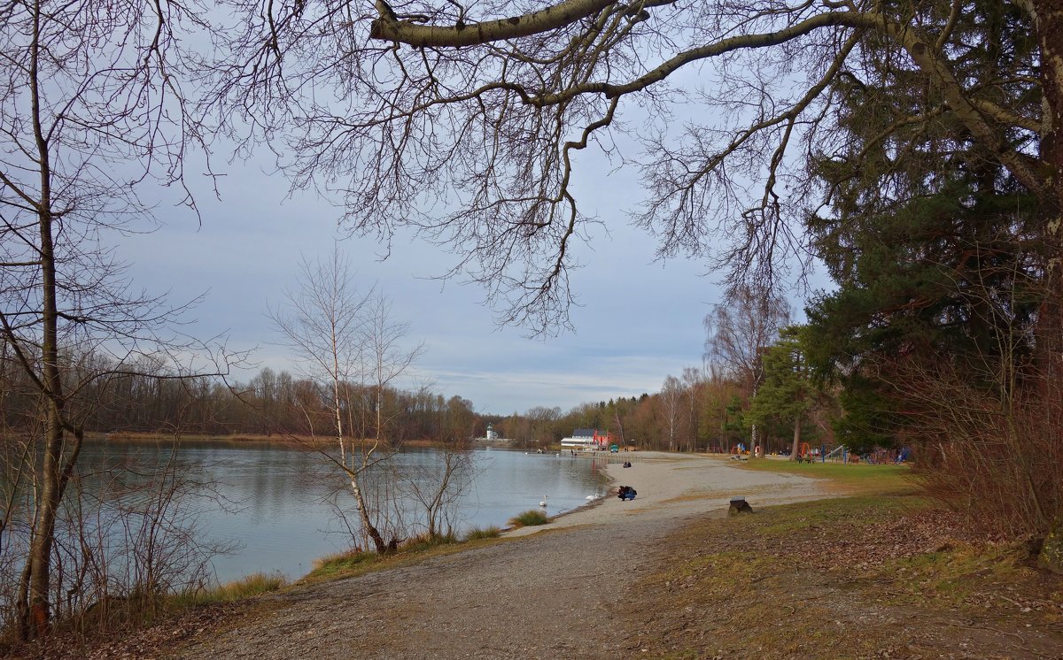На озере...конец января... - Galina Dzubina