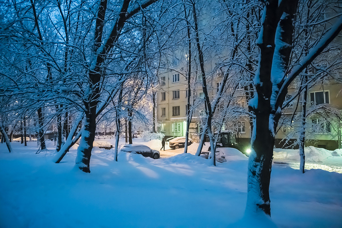 Москва, снежное утро - Игорь Герман