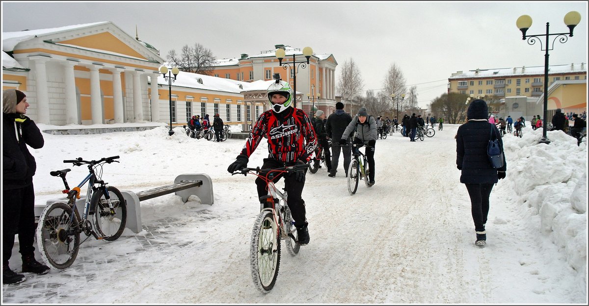 3 февраля 2018 - Третий зимний велопарад в Ижевске (Сбор) - muh5257 
