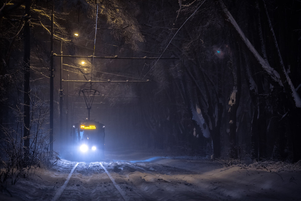 Ночь, снег, фонарь, трамвай - Fuseboy 