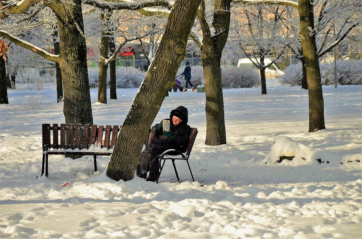 Почитать на морозце... - Sergey Gordoff