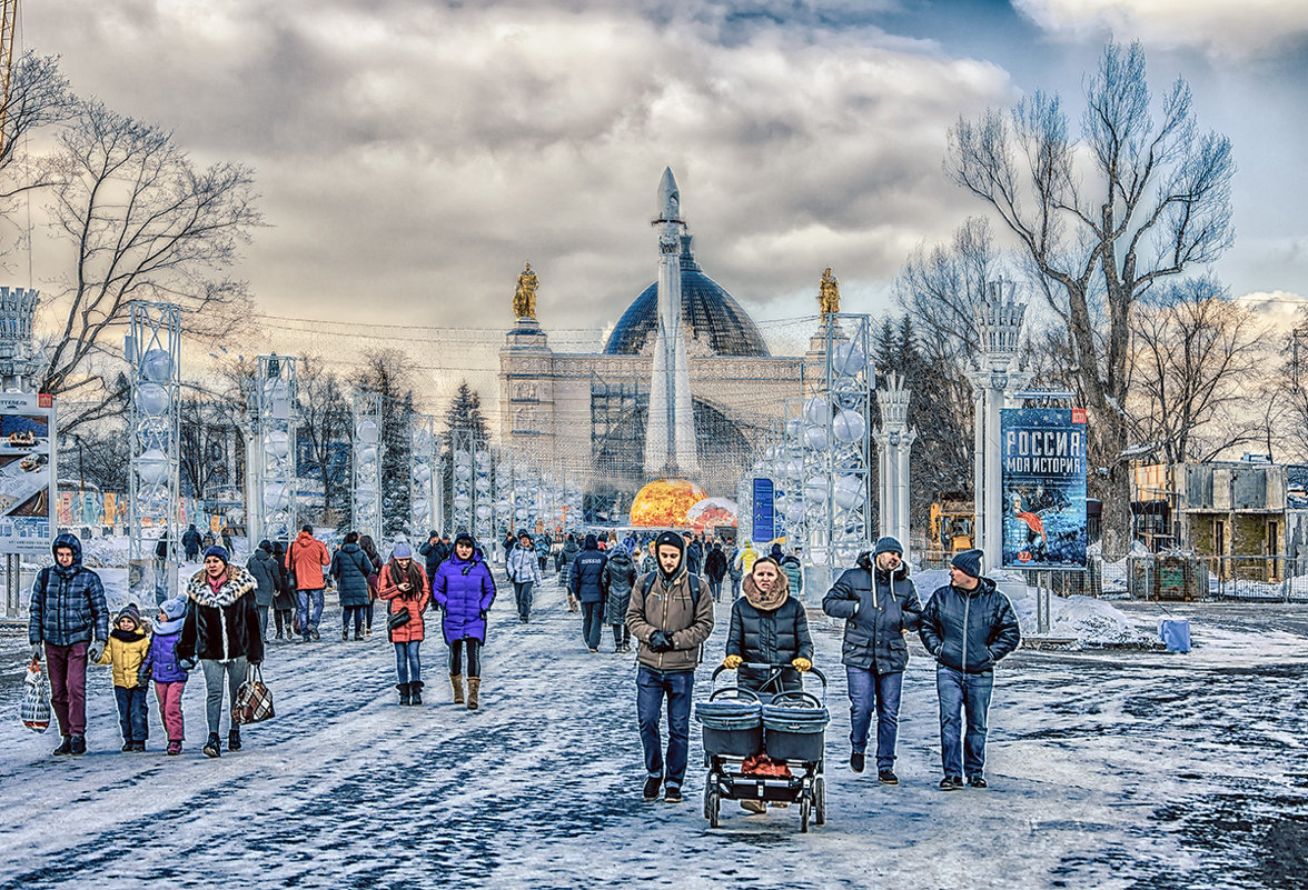 Москва. ВВЦ (ВДНХ). Февраль. - Игорь Герман