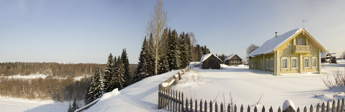 Зима в деревне - Иван Клещин