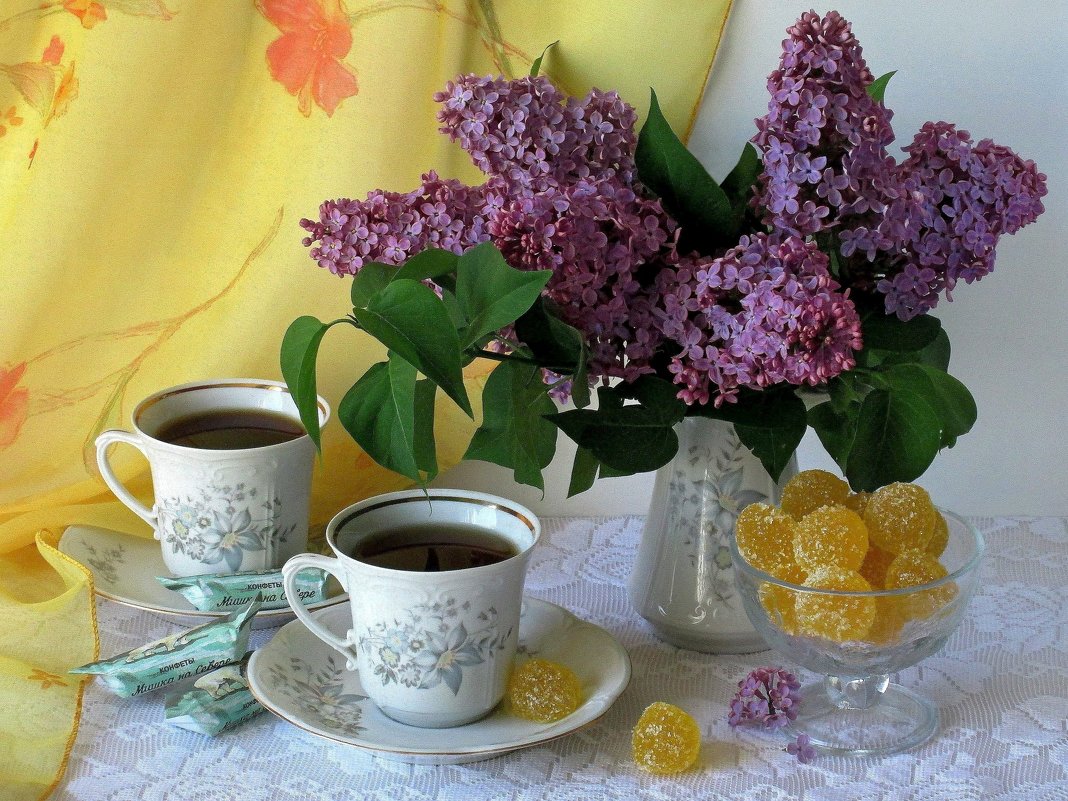 Чаепитие с ароматом сирени - Татьяна Смоляниченко