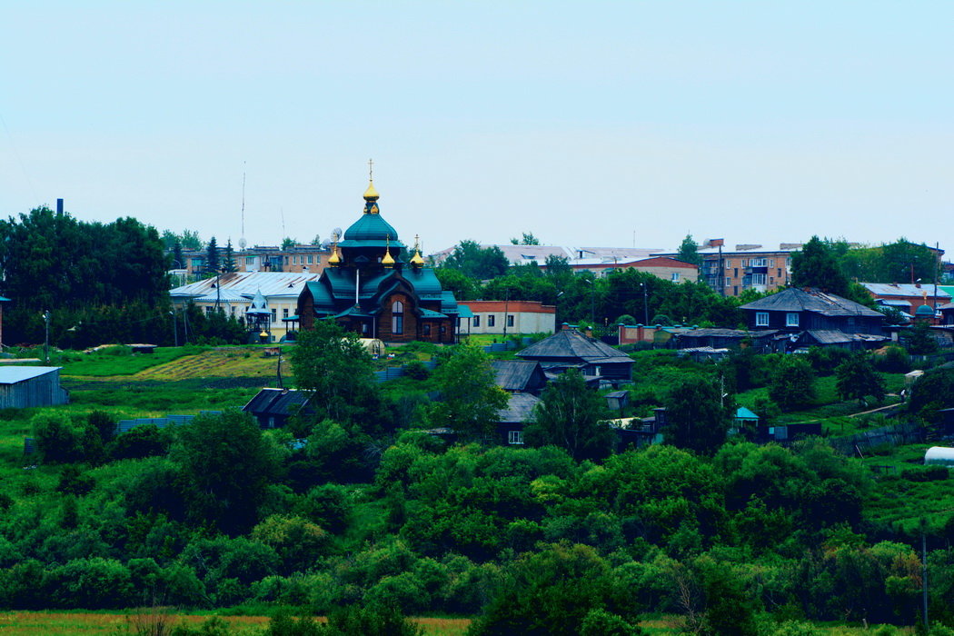 вид на Николаевский женский монастырь г. Туринск - Александр 