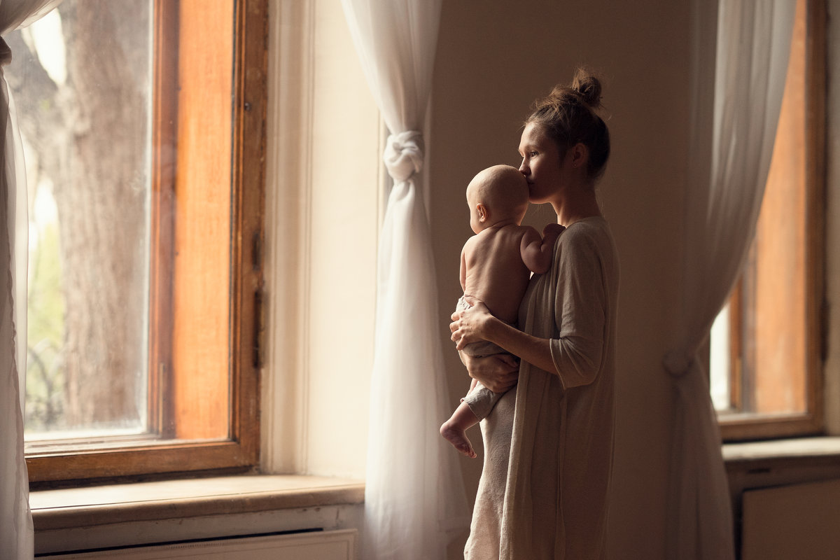 Портрет мамы с ребенком - Александр Орлов