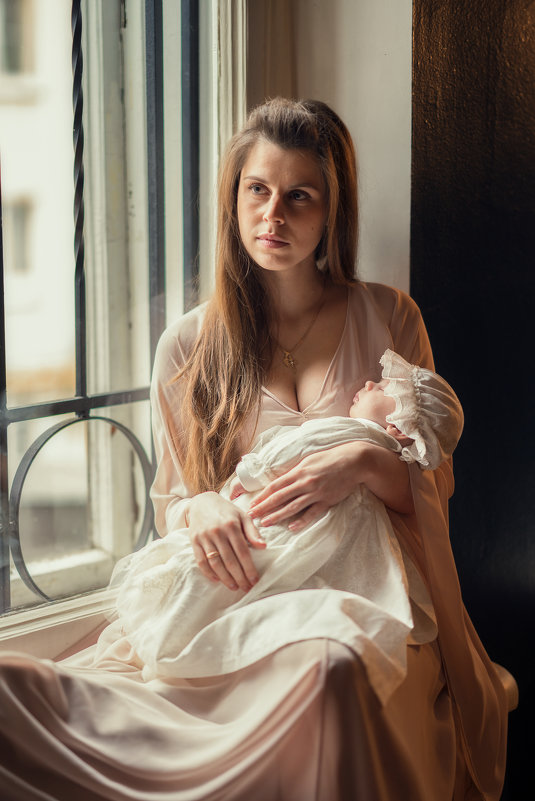 Портрет мама с ребенком - Александр Орлов