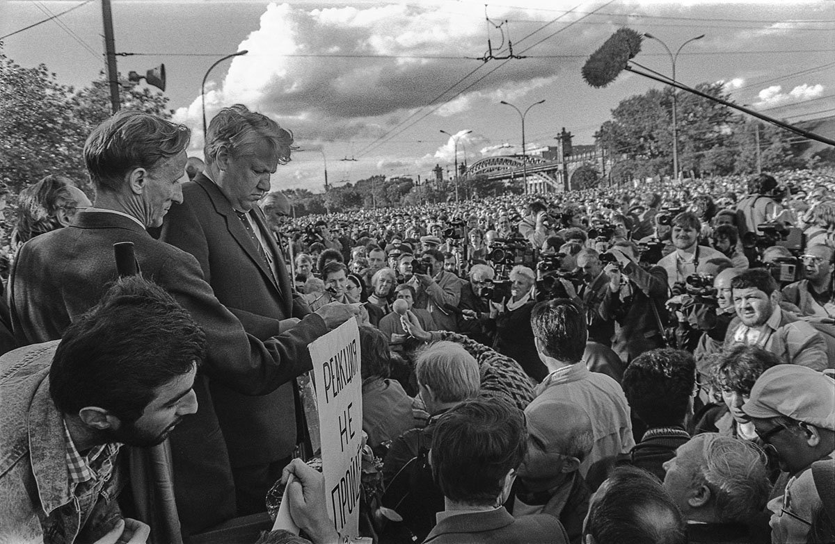 Борис Ельцин на митинге в Лужниках 21 мая 1989 г. - Игорь Олегович Кравченко