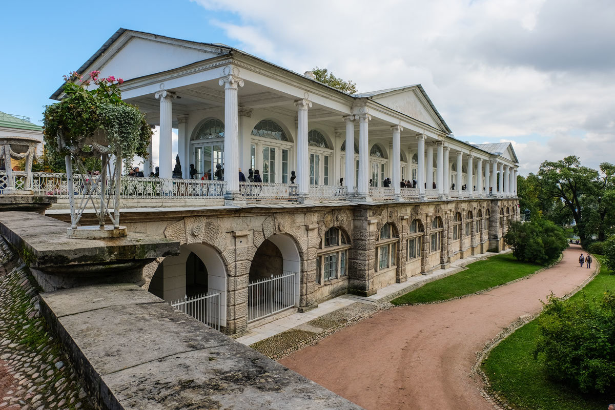 Екатерининский парк Царское село Камеронова галерея