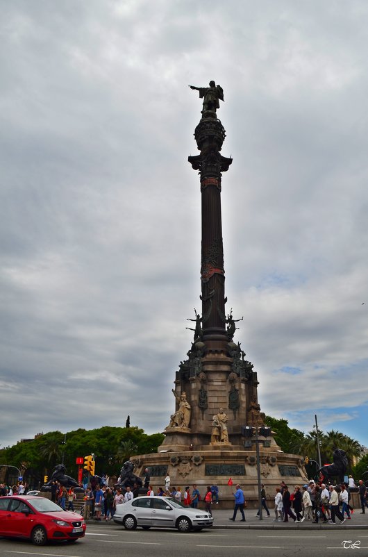 Барселона. Памятник Колумбу - Татьяна Ларионова