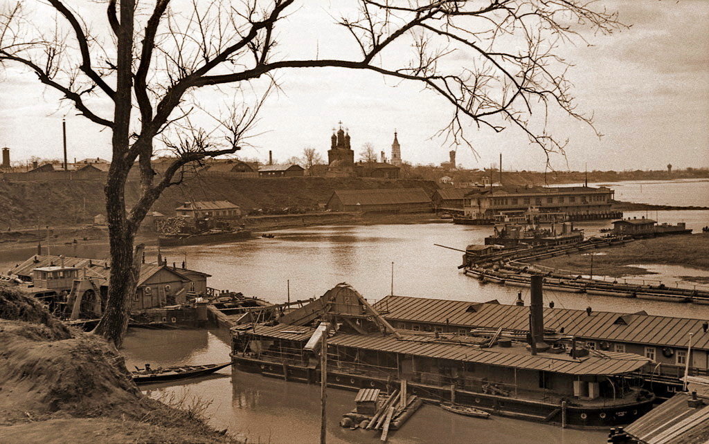 Рязань.Разлив реки Трубеж у Кремля.1910 год.Апрель. - Лесо-Вед (Баранов)