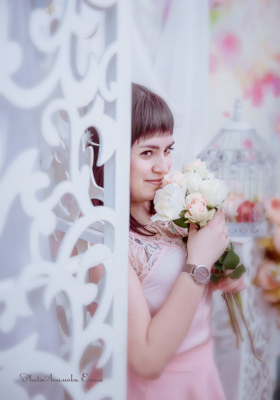 дама с цветами - Елена Акимова
