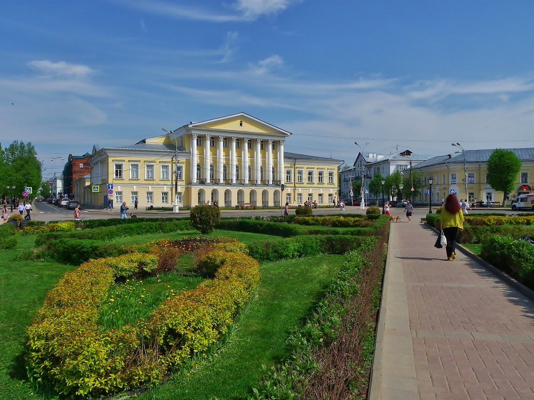 Старый центр Костромы . - Святец Вячеслав 